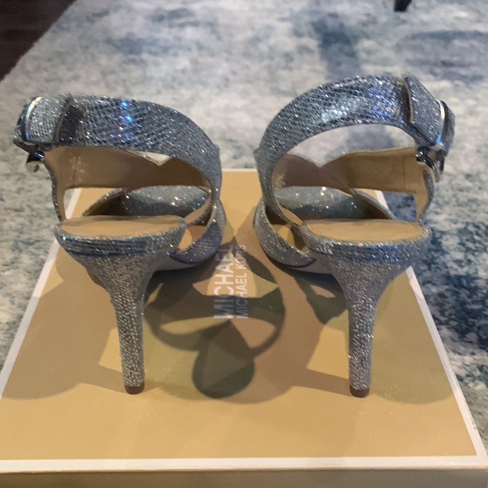 NWT MICHAEL KORS glitter heels - Picture 4 of 5